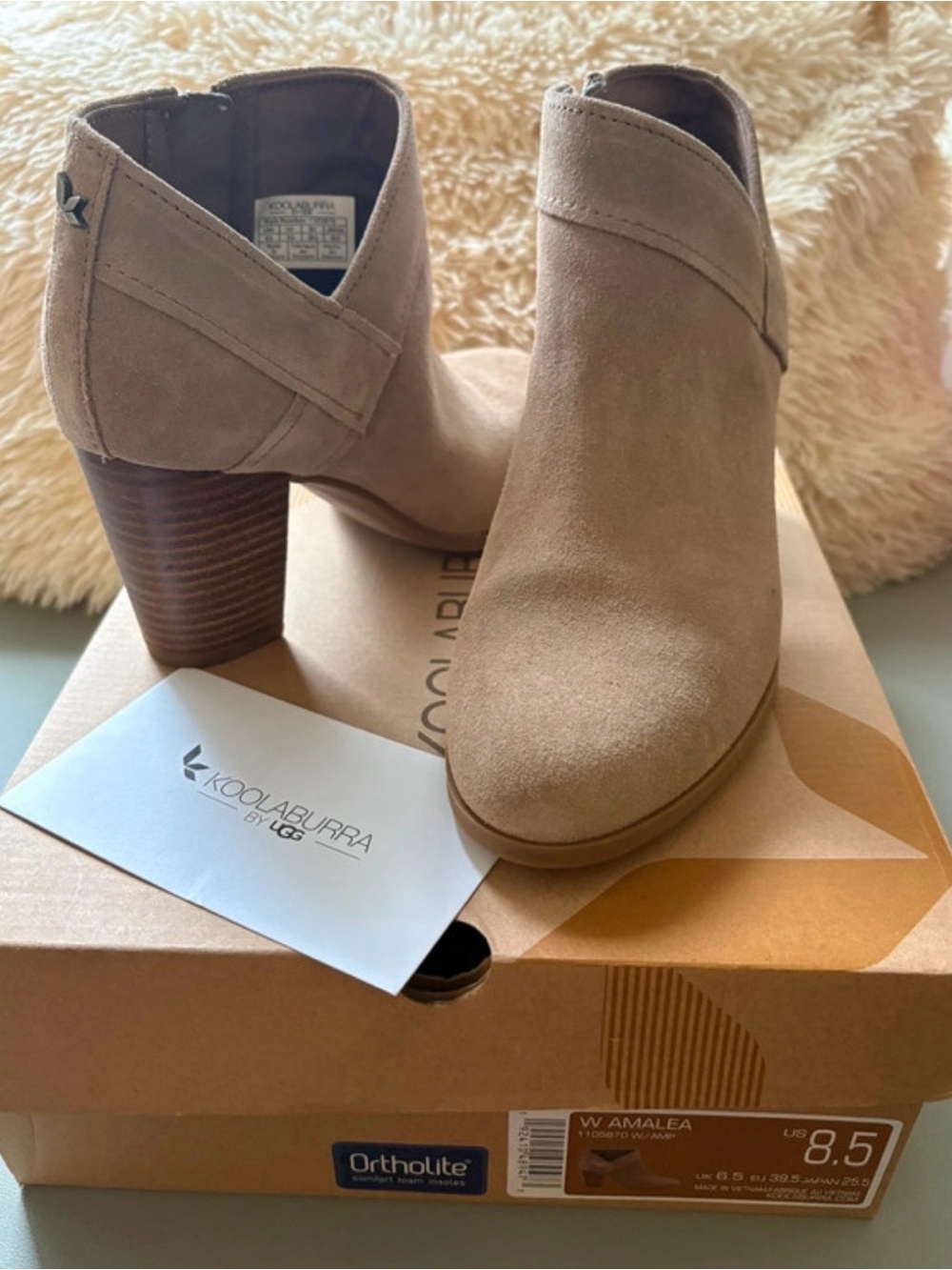Koolaburra by UGG Amalea Ankle Booties – Women's Size 8.5 – Like New